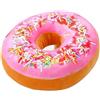 Maomoto Cuscino a ciambella 3D da 40 cm, morbido cuscino rotondo a ciambella, imbottito, per torte, per la decorazione della casa, regalo per bambini (rosa)