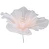 HAOHIZE Grandi Fiori Artificiali, Fiori in Organza 19,7 Pollici Fiori Giganti con steli Garza Fiori Finti Fiori in Tessuto Morbido Colori Vivaci per Fotografia di Matrimonio (Rosa)