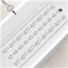 SHUCHING Tappetino Antiscivolo Vasca da Bagno per Adulti, 100x40cm Tappeto Doccia Antiscivolo Senza BPA, Tappetino Bagno Resistente alla Muffa e Lavabile in Lavatrice, Boemia