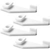 BlitzPro Binario per IKEA VIDGA Guida del soffitto per tende, compatibile con IKEA VIDGA 1 binario, sostituzione 10067913 10078138, scorrevole e silenzioso, accessori durevoli per aste per tende, facile
