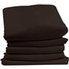 Moondream DecibelControl™ 3in1 Tenda antirumore | Acustico | Termico inverno+estate | 100% oscurante | Tecnologia patentata | Prodotto in UE | Fascia arricciatenda | Marrone MC610 | 140L x 260A cm