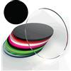 generico Dischi - Cerchi in PLEXIGLASS 3 MM, Colore Nero - Diametro CM: 5/10/15/20/25/30/35/40/45/50/55/60/65/70/75/80/85/90/95/100… (Nero, Diametro 45 CM)