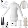 LXPINGMM Macchina stiratrice Gonfiabile per Camicie, Automatica, stiratrice a Vapore per Indumenti a Mani libere con manichini per Vestiti/Pantaloni/gonne, Include Asciugatura e Accessori D