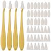 Haojiaho Set di 4 Sfumino per Disegno, Blending Stump, Spugnette Cancellabili, 2 Tipi di Testine, 40 Salviette di Ricambio, Tortillons per Evidenziare, Ombreggiare, Dettagliare e Correggere i Disegni