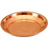 Generic Aashita Creations - Piatto in rame Pooja Thali, 1 pezzo, colore: marrone | Thali/Tarbhan per Dio Puja, articolo regalo spirituale (20 cm di diametro)