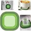 Zliger Zlig - Set di 3 sottopentola in silicone, design moderno, resistente al calore e adatto come adesivo per frigorifero