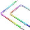EZDIY-FAB Kit di Striscia LED indirizzabile di fascia alta per PC 5V ARGB sincronizzazione della scheda madre, con 3 tipi di clip di montaggio striscia di illuminazione liscia-2X 400mm