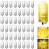GBKDQQ 50 luci a LED, luce bianca calda, con interruttore, per lanterne di carta, per compleanno, matrimonio, Natale, feste, 50 pezzi
