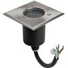 ENERGMiX Faretto da incasso a LED, 2000 kg, in acciaio inox, antiruggine, IP67, colore: argento, minimalista