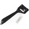 Co-link SONGER Leather Super Skiver for Thinning with 3 Blades Leather Professional Leathercraft Handmaking Tools of Super Skiver Skiving Tool for Folds, Bends, Seams(Black)