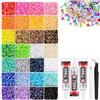 NNBWLMAEE Colorful DIY Resin Rhinestone Kit, 32000 Pcs Multicolor Bedazzler Kit with Rhinestone, 3-5mm Gems for Bedazzling Kits, Include Storage Box Tool, Bedazzle Kits for Nail, Diamond Art, Clothes (28,3MM)