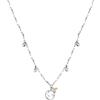 Brosway Collana Donna, Collana in Acciaio e Cristalli con Simbolo Mondo | Collezione Chakra - BHKN062