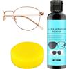 Générique Eliminatore di strisce per occhiali da sole | 100ml liquido riparatore per lenti,Soluzione portatile per uomini e donne adolescenti amici