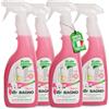 RISTOPANNO 1PZ x 750ml Detergente Anticalcare - Spray Multiuso Professionale Superfici Brillanti - Pulizia Doccia, Rubinetteria, Sanitari - Profumo Mela Verde,Fresia - Prodotti Pulizia - SPLASH BAGNO