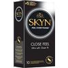 SKYN Close Feel (10 Pezzi) | Skynfeel Preservativi senza lattice per uomo, molto delicati, di piccole dimensioni, scatola di preservativi extra morbidi, preservativi larghi 51 mm