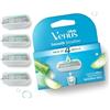 Gillette Venus Smooth - Lame per rasoio da donna, 4 lame di ricambio