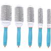 Happysnow Roller Comb Professional - per capelli a 5 misure, resistente alle alte temperature,