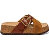Bionatura CIABATTA PLATFORM CON FASCIA INCROCIATA MULTY BRANDY