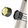 Shapeheart Kit Luci Bici Anteriore e Posteriore Magnetiche Staccabili | Mini / Pano | Telaio, manubrio e reggisella 12-50 mm | 3/6 modalità | Autonomia 8/20 h | USB-C | Antifurto | Weatherproof