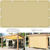 Flyace Vela Ombreggiante Impermeabile 2.5x3.5M Tenda da Sole per Esterno Vele Ombreggianti Rettangolare Telo Parasole con Fune Occhiellato Protezione UV Tenda Vela per Giardino Balcone Terrazza Sabbia
