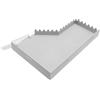 YUYTE Gabbia Plastica Ripiano Piattaforma per Criceti con Scaletta per Piccoli Animali - Gioco Sicuro in Plastica per Esercizi per Porcellini d'India e Criceti (A forma di L)
