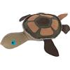 Kerbl Pet Tartaruga Tukki, giocattolo per cani, giocattolo da riporto, giocattolo in tessuto, tela, poliestere, verde/marrone, 26 cm, robusto, lavabile
