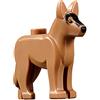 Lego, personaggio a forma di animale, cane di razza pastore tedesco