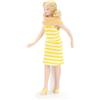 Generic Giocattolo per Casa delle Bambole con Vestito Giallo, Capelli Biondi, Testa in Ceramica, Rapporto 1:12 per Ragazze, 6,22 X 1,97 Pollici, Collezione di Bambole