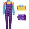 Kolegrial Bambina Holly Costume Cosplay Season 5 Holly Wheeler Stampa Uniforme Set Top e Pantaloni per Carnevale Halloween Festa Compleanno Mascherata Fancy Gioco di Ruolo Costume