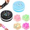 GWAWG 2 Pezzi Biscotto per Alleviare lo Stress e 4 Giocattoli Squishy per Mini Zampe di Gatto, Antistress Zampa Gatto, Giocattolo in Silicone da Strizzare a Zampa di Gatto per Rilassare l'Ansia