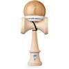 KROM - Kendama Pop LOL Naturale - Legno di Alta qualità - per Principianti e Professionisti - Confezione: Corda di Ricambio + Adesivi