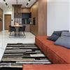 ECOMMERC3 Trendy - Tappeto Salotto Grigio 133 x 190 cm, con Texture Morbida e Resistente | Tappeto Frisé in Iuta, Cotone e Polipropilene, Facile da Pulire e dal Design Elegante, Ideale per Arredare Ogni Spazio