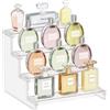 Espositore Profumi, Plastica Alzate per Espositori a Scaletta, Trasparente Espos