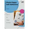 PPD A4 50 Fogli Di Carta Fotografica Lucida Adesiva Per Stampanti Ad Inchiostro, 120g - PPD-73-50