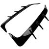 Smarbettiy Rivestimento per paraurti posteriore in ABS per BMW X6 G06 2019-2023, elegante copertura nera per bocchetta dell'aria, protegge da graffi abrasioni, facile installazione, adatta per XDrive30d