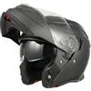 MY Casco Moto Modulare 935, Caschi Integrali Moto Omologato ECE 22.06 con Doppia Visiera per Uomo Donna (Titanio opaco, L)