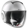 Shark Casco moto Shark NANO SWAROVSKI BLANK PRL, Bianco, S
