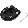 Be In Your Mind Piastra di estensione per cavalletto per moto, compatibile con Vespa GTS GTV GT Beverly400s, nero