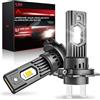 AUXIRACER H7 LED Lampadina, Materiale del Guscio in Grafene 30000 Lumen, Luce Bianca Fredda a 6500 K, Plug-and-Play, Alternativa Alle Lampadine Alogene, 2 Pezzi