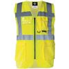 Korntex Gilet ad Alta visibilità, Multifunzione, con Tasche