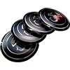 Generico Set 4 Tappi Coprimozzo Copri Mozzo Scorpione Compatibile per ABARTH FIAT 500 595 695 Coppa Coppone Borchie Compatibili per Cerchi in Lega Originali Fiat