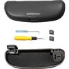 Ruiya porta occhiali Compatibile con Kia Sportage NQ5 EV6 Ceed XCeed Stonic Sorento MQ4, portaocchiali Renegade Custodie Occhiali Porta Occhiali da Sole Auto Custodia per Occhiali Accessori EV6