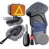 Gihioue Kit di Spazzole per Dettagli Auto,Set Spazzole Antistatiche per Auto | per Pulizia Veicoli,per Interno Esterno SUV Camper Garage Casa Officina Lavaggio