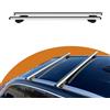 Cross Auto Accessories-Barre Da Tetto Compatibili Con DR DR6 5 Doors 2017-2023; Barre Trasversali Portapacchi Bloccabili İn Alluminio Per Vetture Con Mancorrenti A Filo, 2 Pcs Grigio
