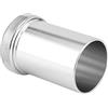 Socobeta Collo e tappo di riempimento da saldare in lega di alluminio da 5,1 cm, per serbatoio del carburante, facile installazione, lavorazione di precisione, alta affidabilità per modifica auto (argento)