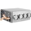 TiryyDrela Riscaldamento Auto Universale 12V, Radiatore Auto Camion Rame Ferro Grigio, Sbrinamento Disappannamento Vetro Riscaldamento Rapido Portatile, Collegato Sistema di Raffreddamento Motore Elettrico