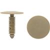 uxcell sourcing map 30pz 7mm x 25mm x 28mm Macchina Plastica Guarnizione Clip di Fissaggio Pannello Porta Rivetti Beige