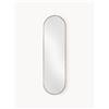 Westwing Collection Specchio ovale da parete con cornice in legno di quercia Avery