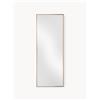 Westwing Collection Specchio da parete a figura intera con cornice in legno di quercia Avery