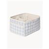 Garbo & Friends Cesto portaoggetti in cotone azzurro Sky Blue